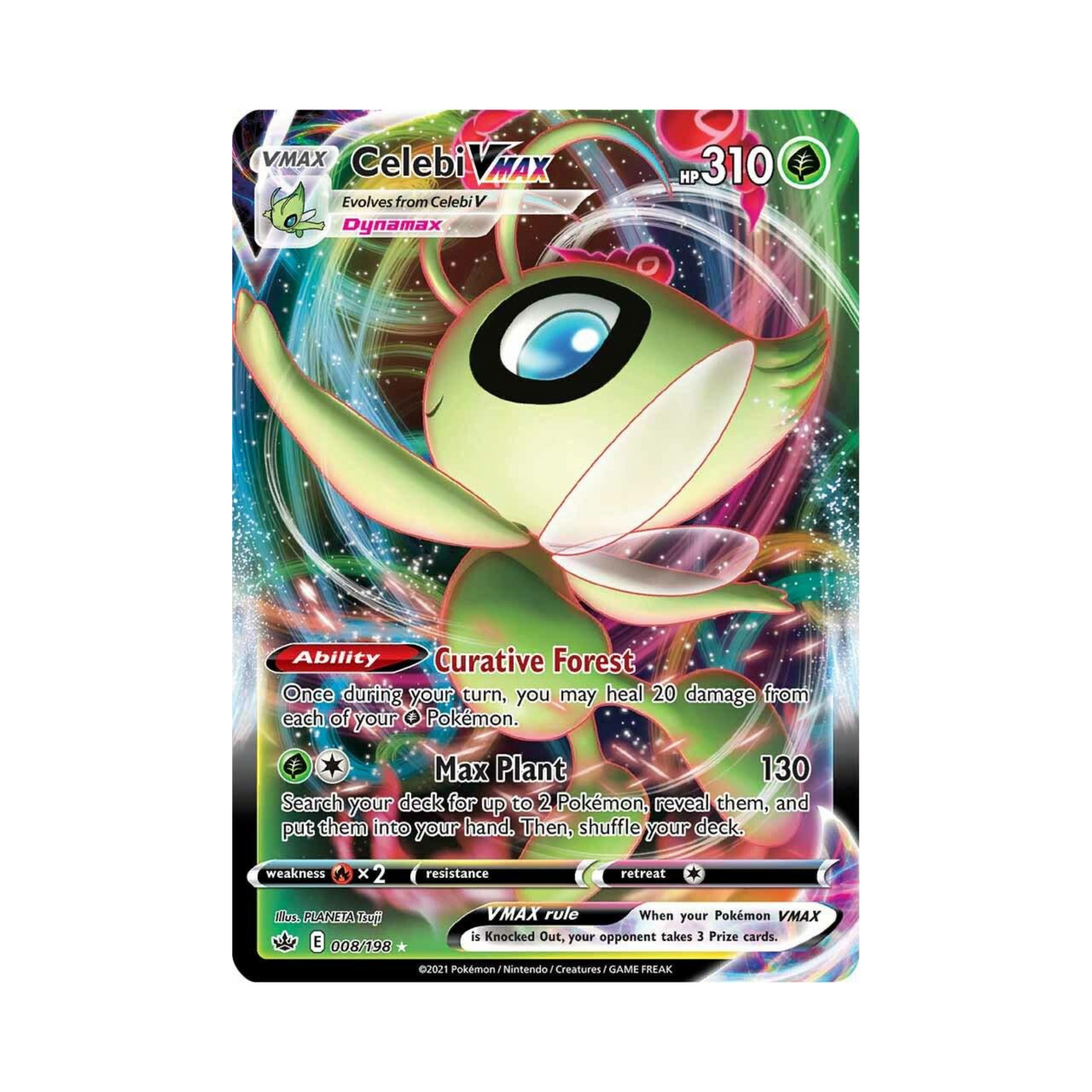 Celebi VMAX 008 - Chilling Reign