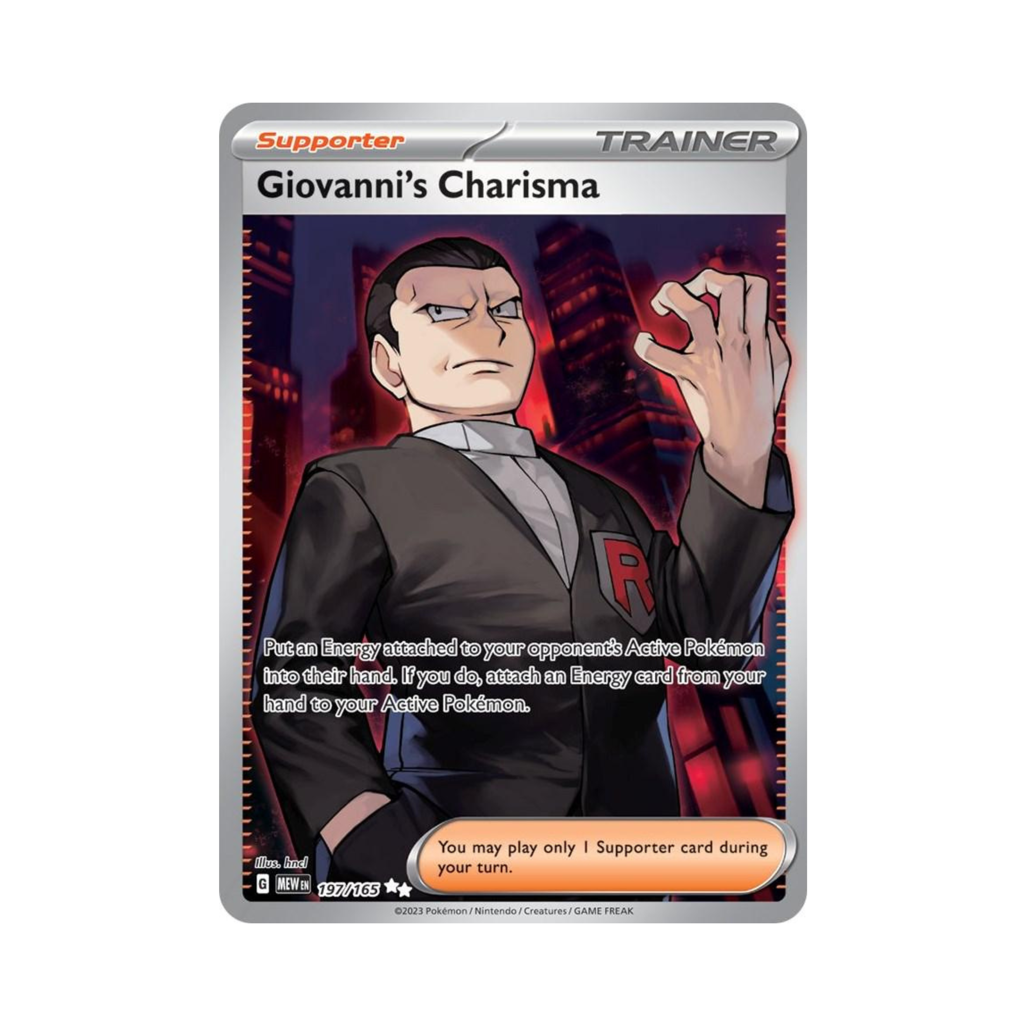 Giovanni's Charisma 197 - 151