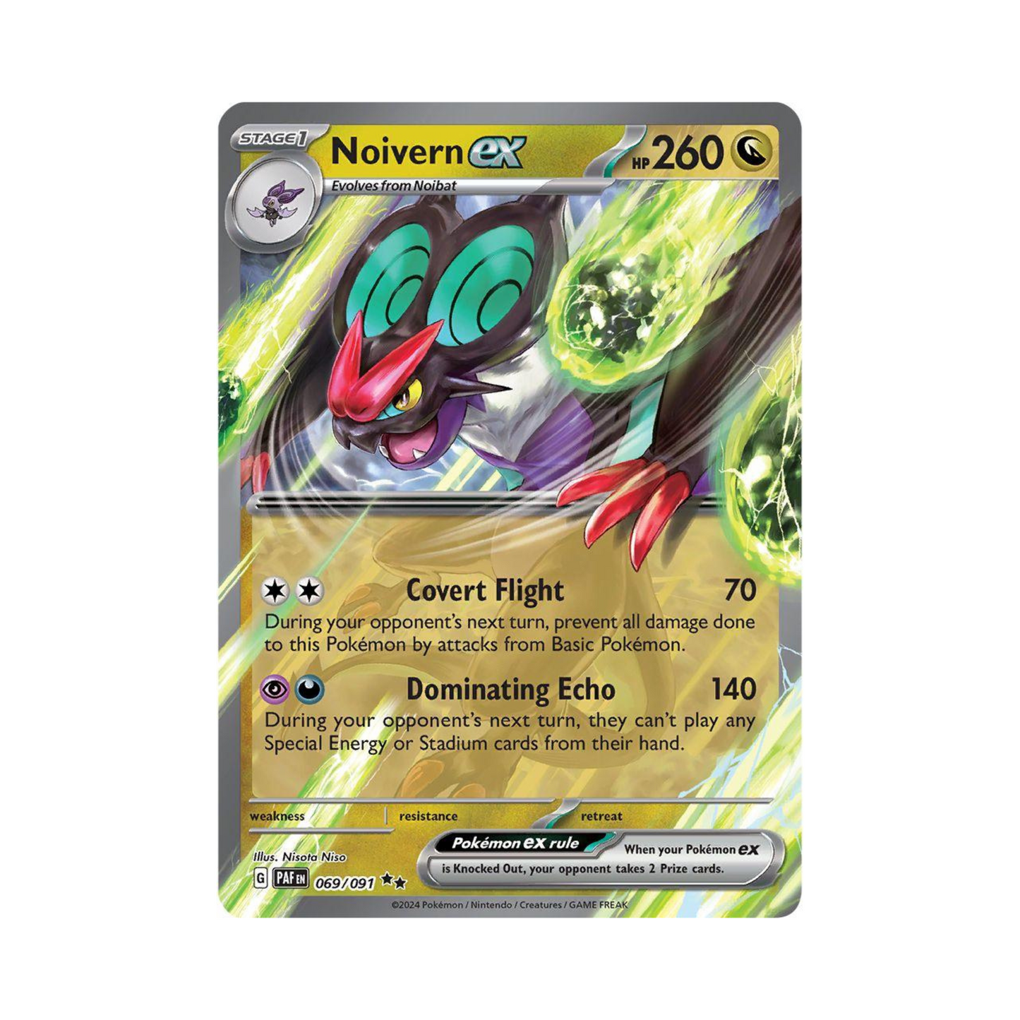 Noivern EX 069 - Paldean Fates