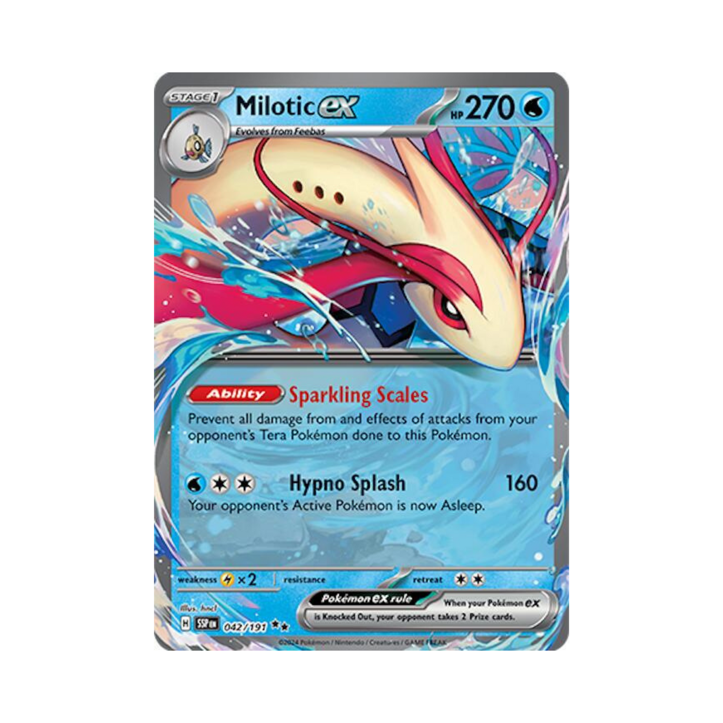 Milotic Ex 042 - Surging Sparks