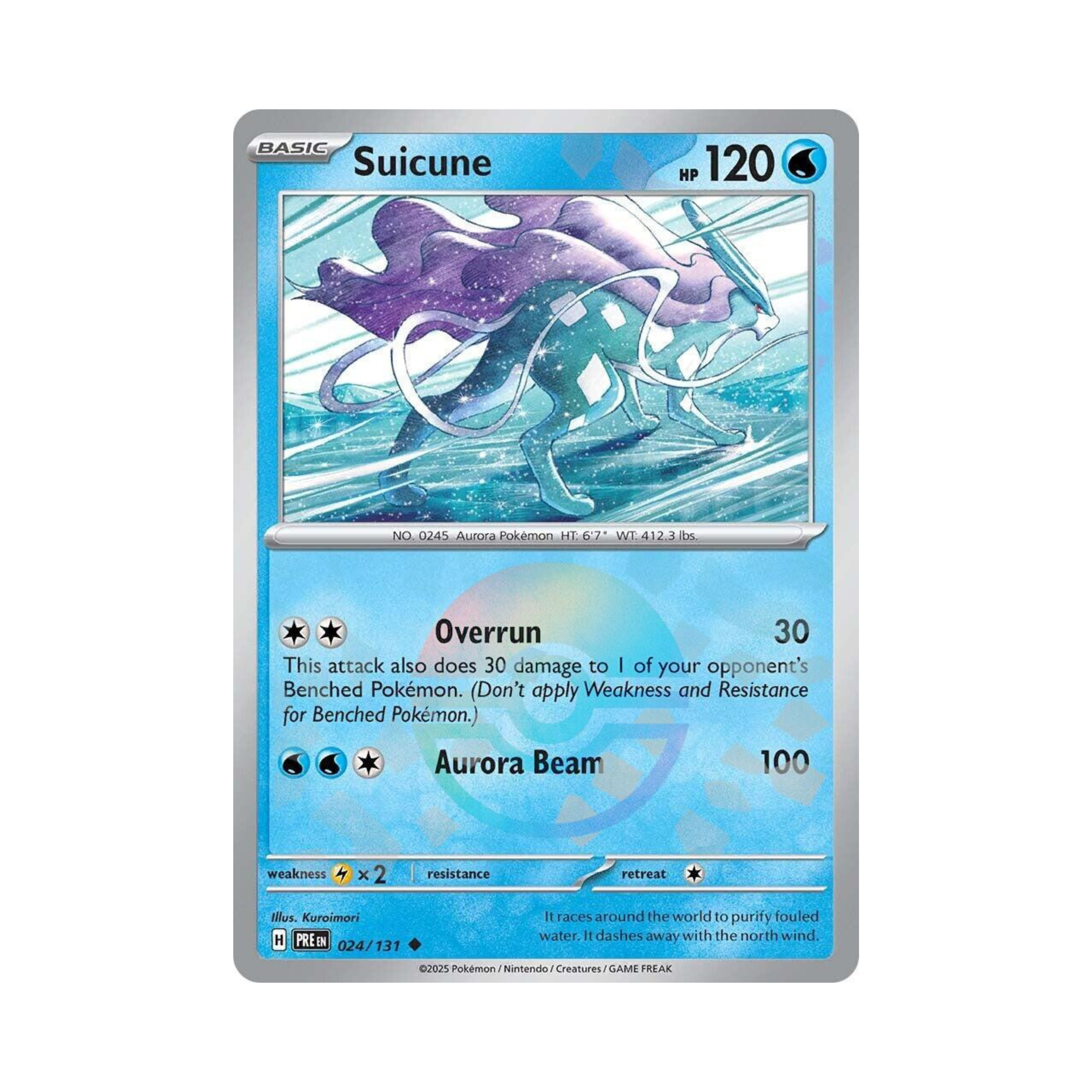 Suicune POKEBALL 024 - Prismatic Evolutions