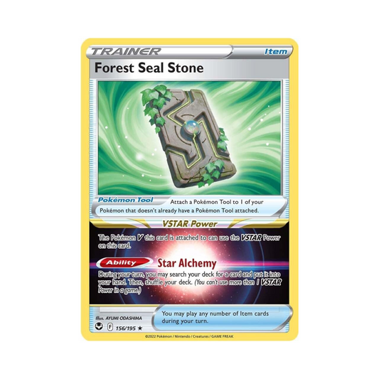 Forest Seal Stone 156 - Silver Tempest