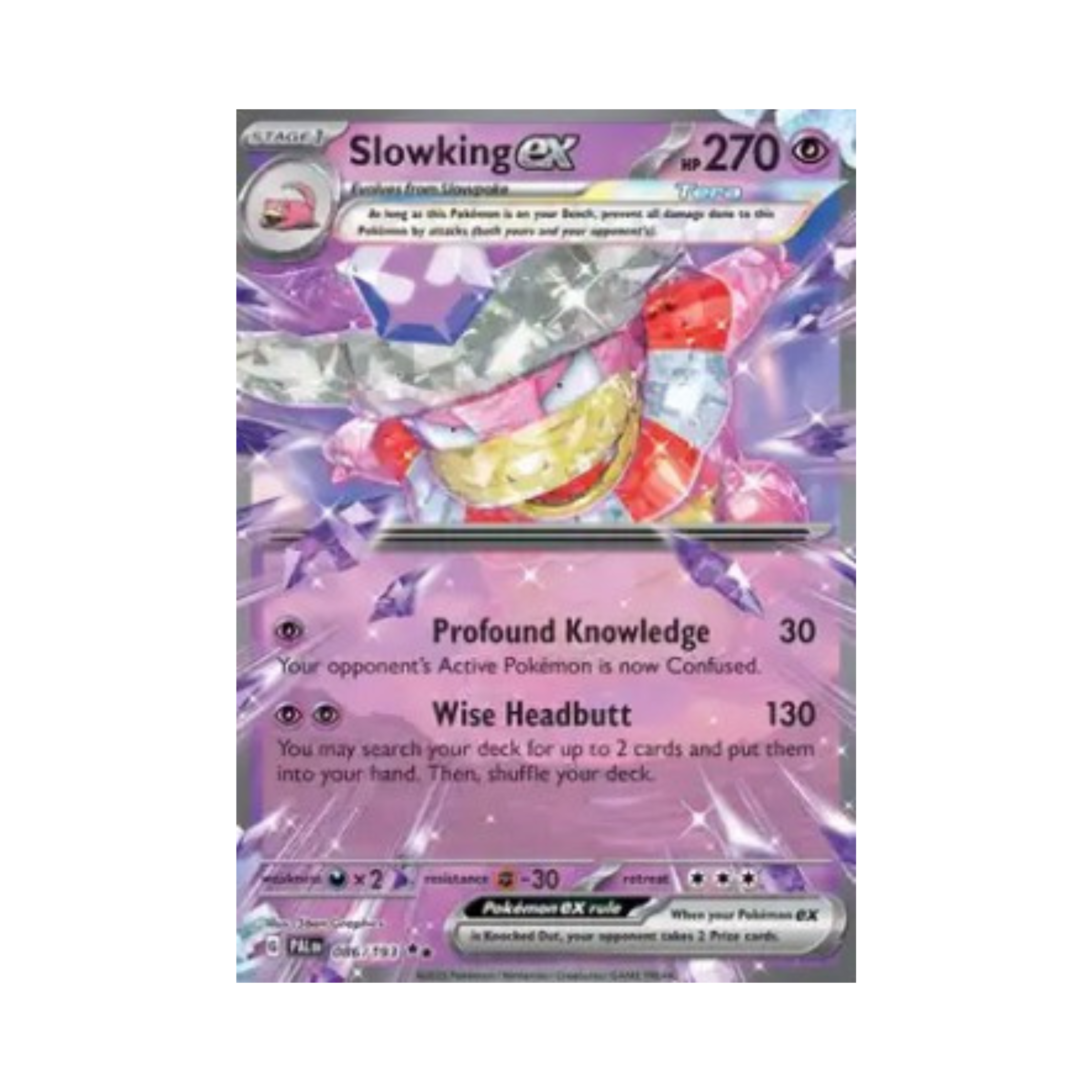 Slowking EX 086 - Paldea Evolved