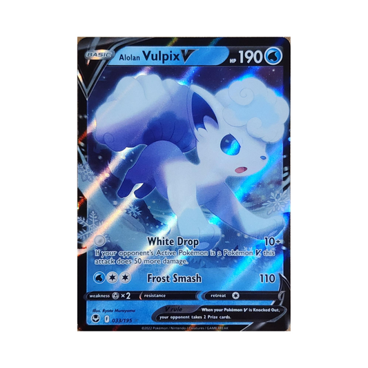 Alolan Vulpix V 033 - Silver Tempest