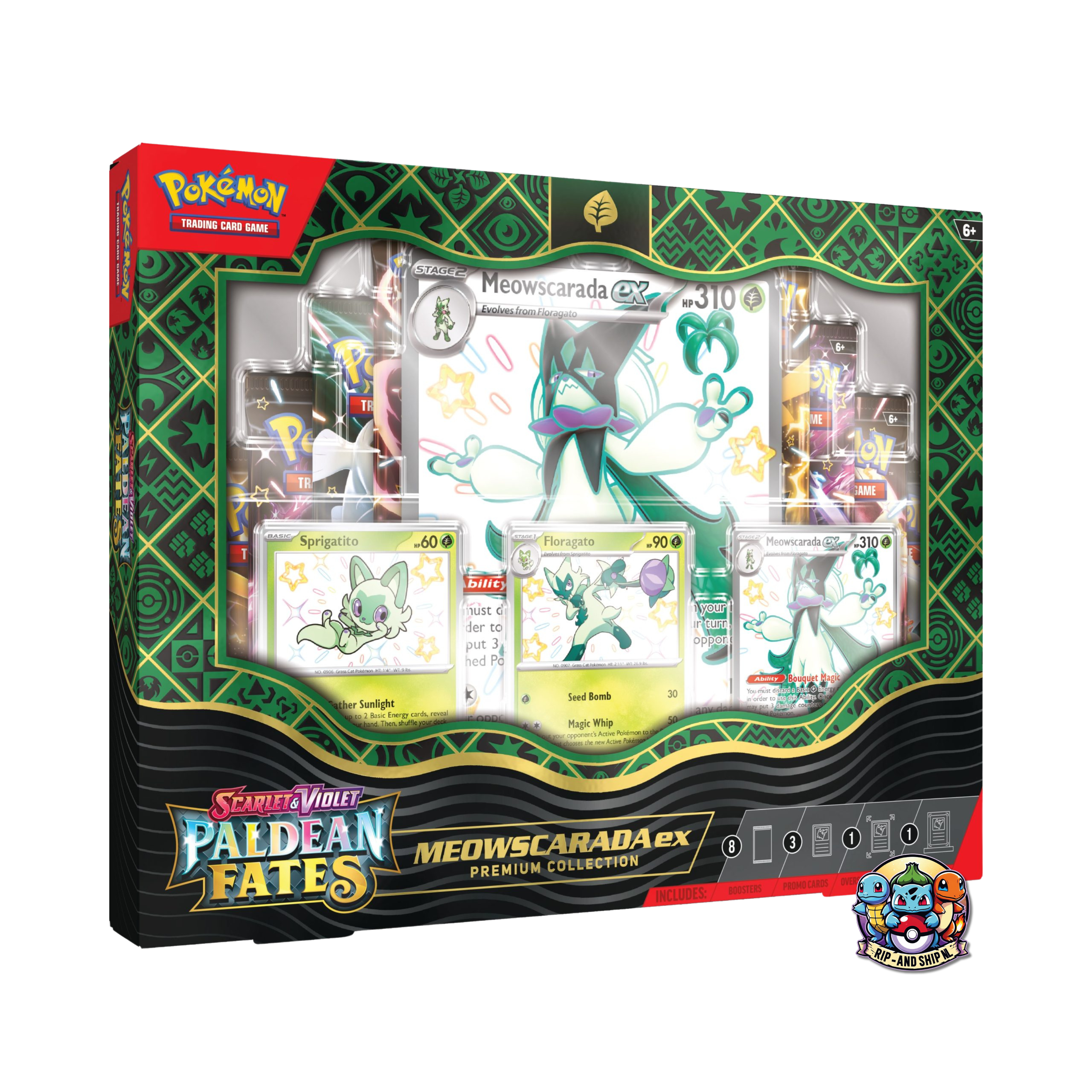 Paldean Fates Premium Collection - Meowscarada EX