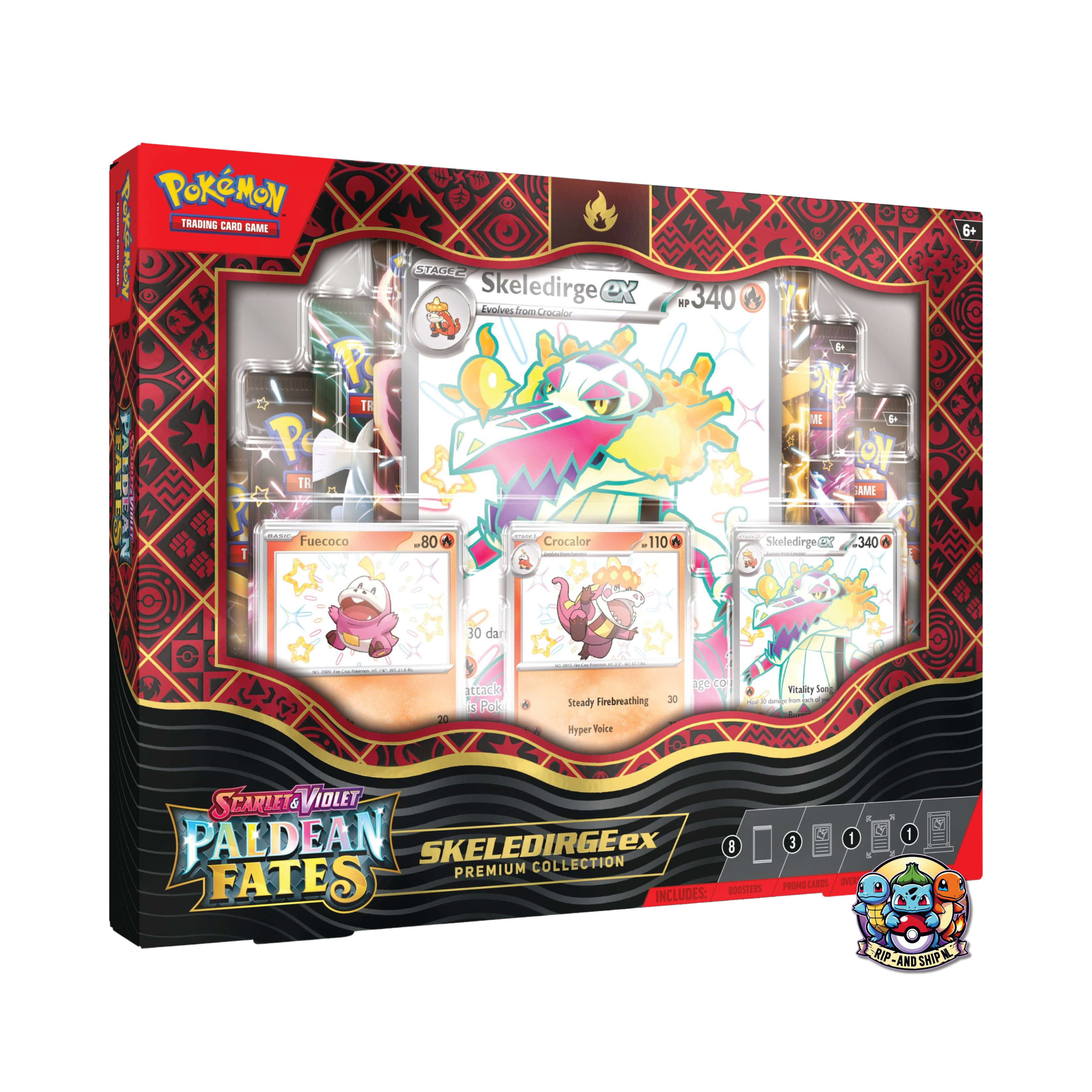 Paldean Fates Premium Collection - Skeledirge EX