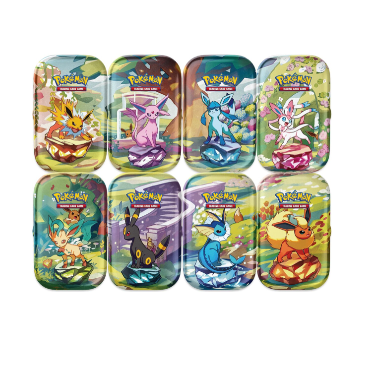 Prismatic Evolutions Mini Tin