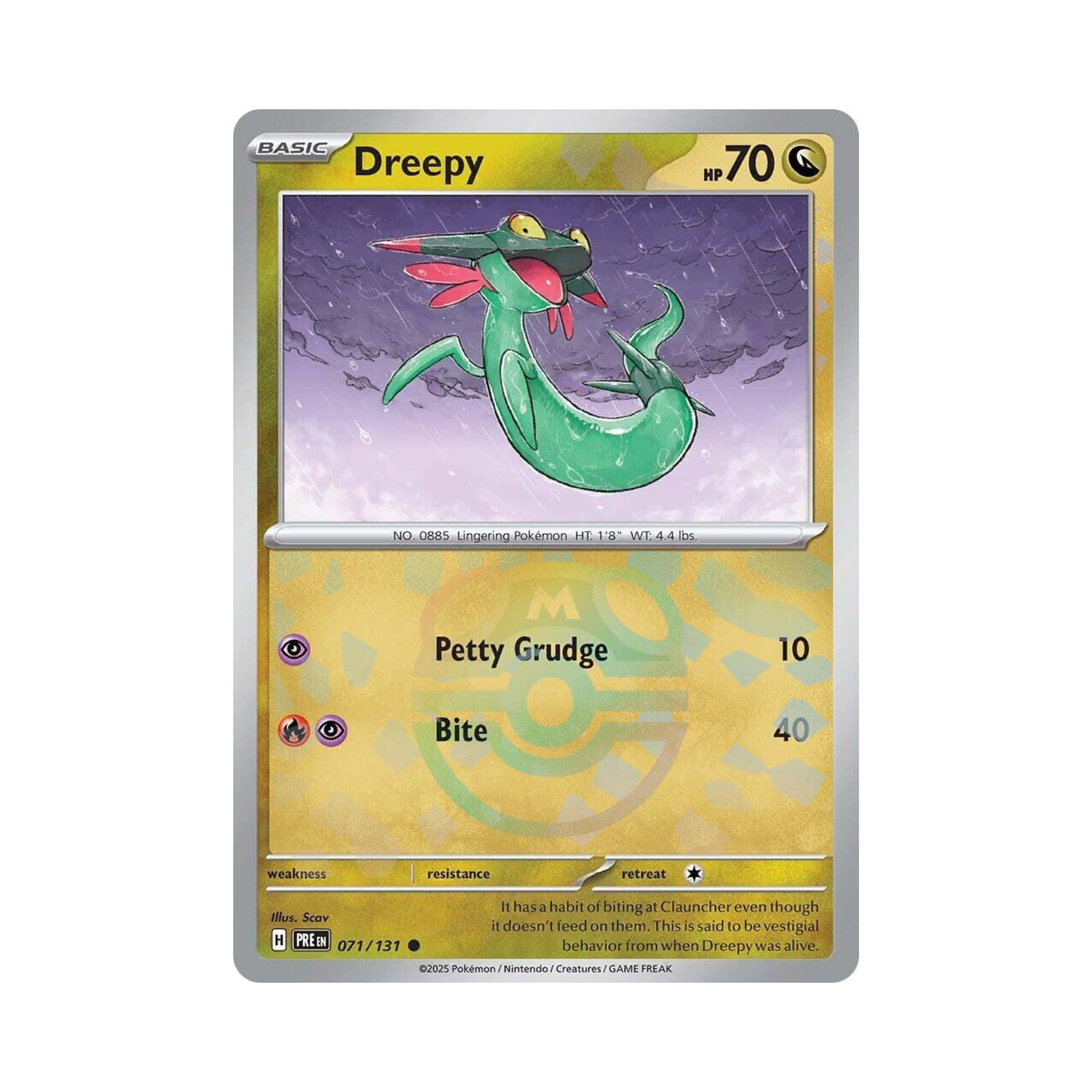 Dreepy MASTERBALL 071 - Prismatic Evolutions