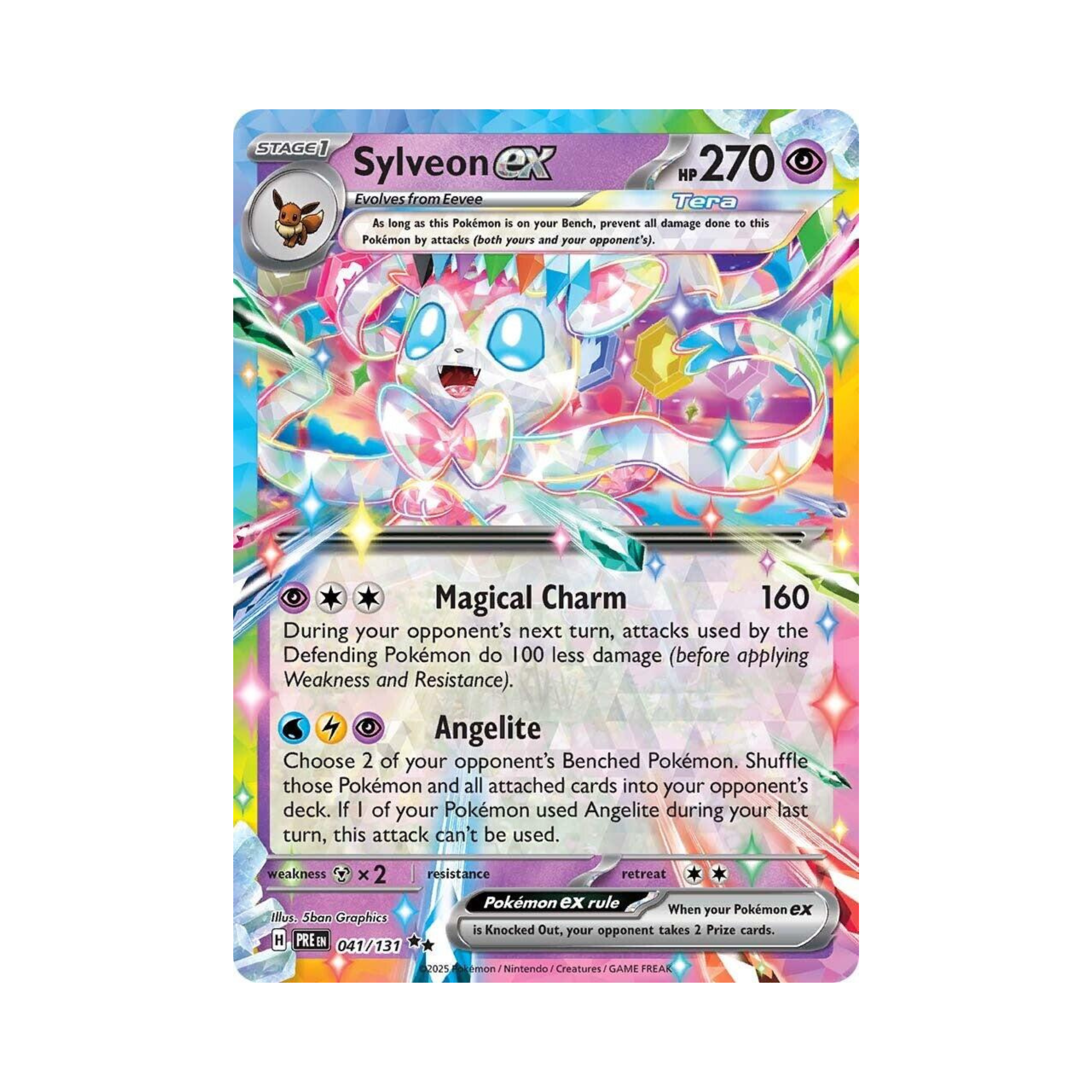 Sylveon ex 041 - Prismatic Evolutions