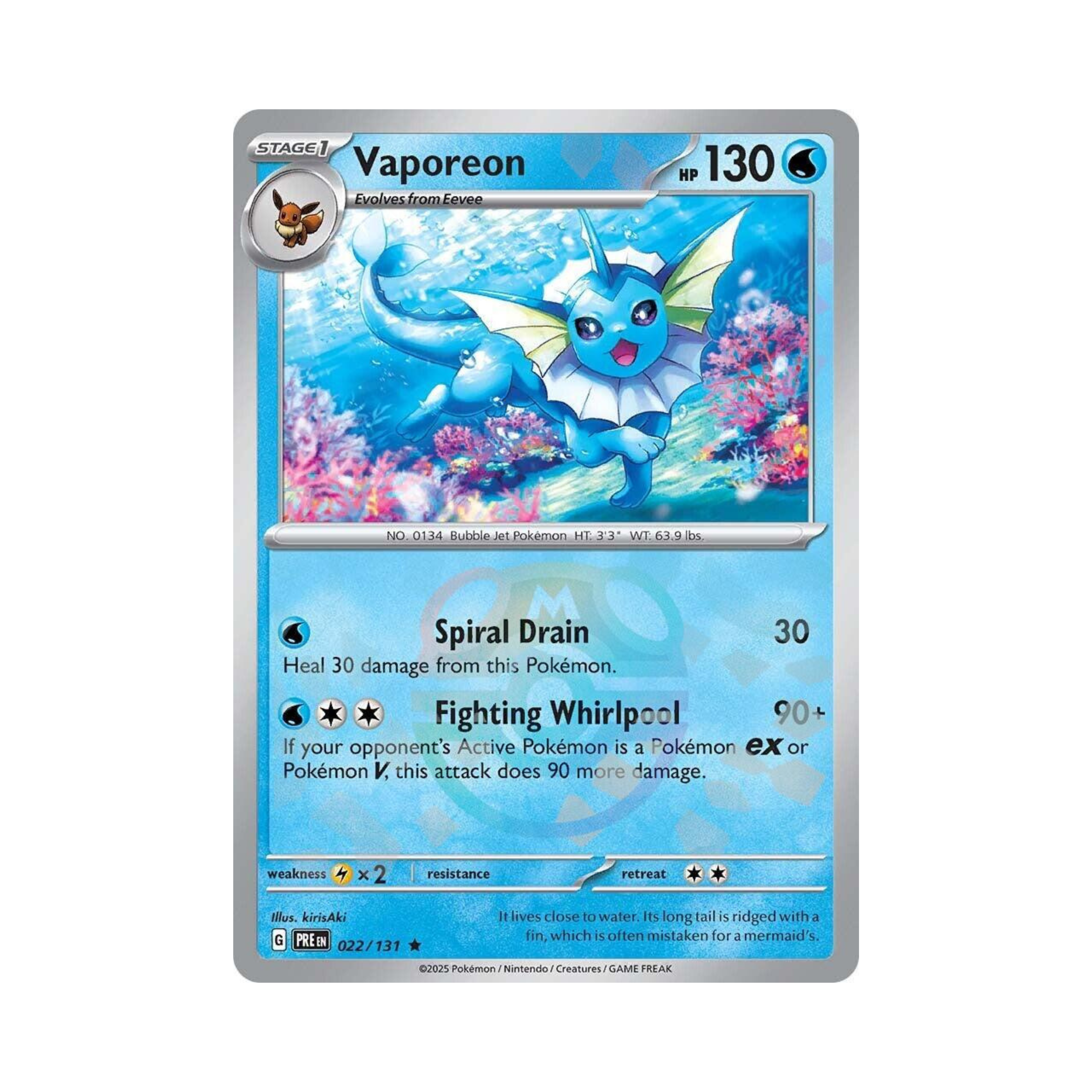 Vaporeon MASTERBALL 022 - Prismatic Evolutions