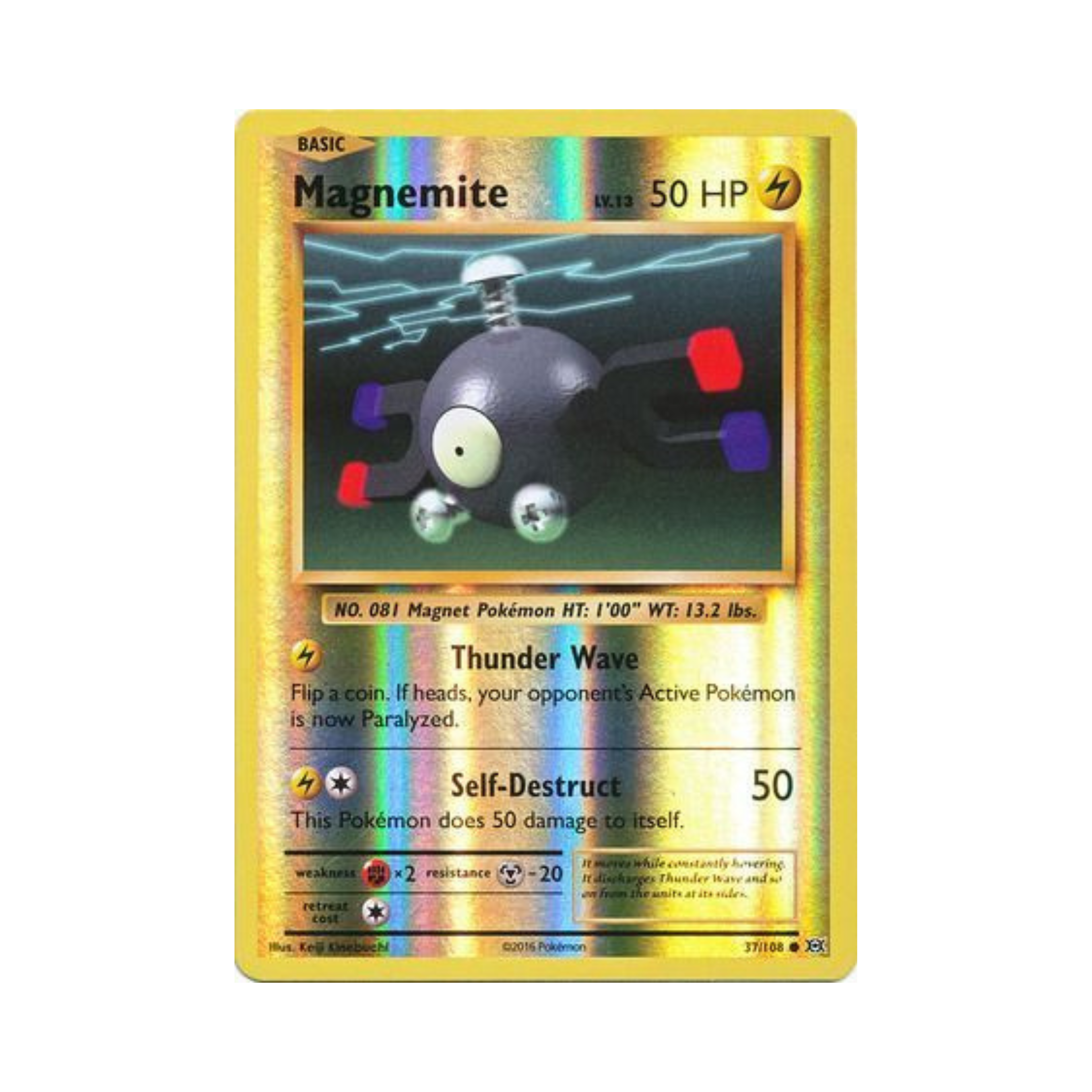 Magnemite REVERSE HOLO 37 - Evolutions