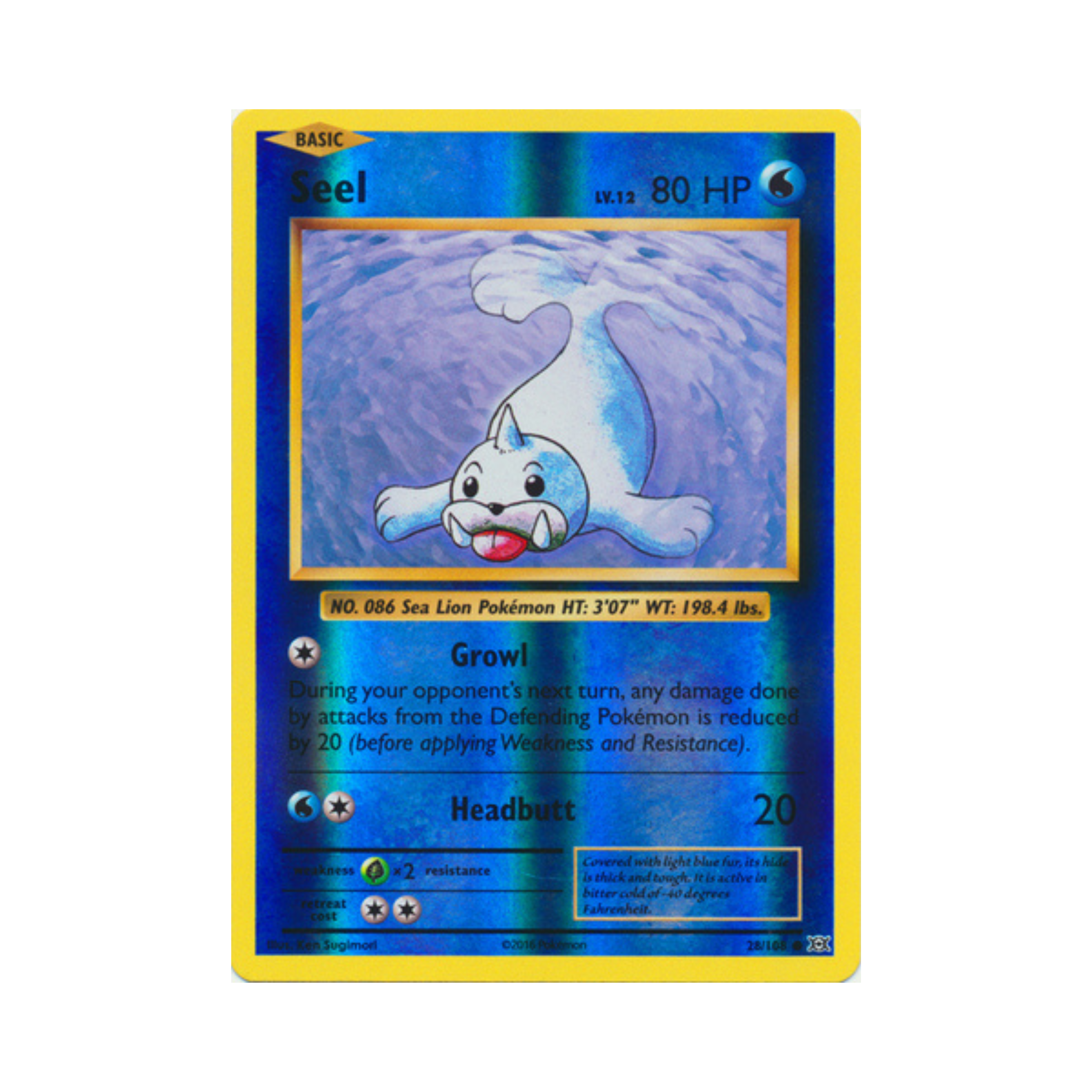 Seel REVERSE HOLO 28 - Evolutions