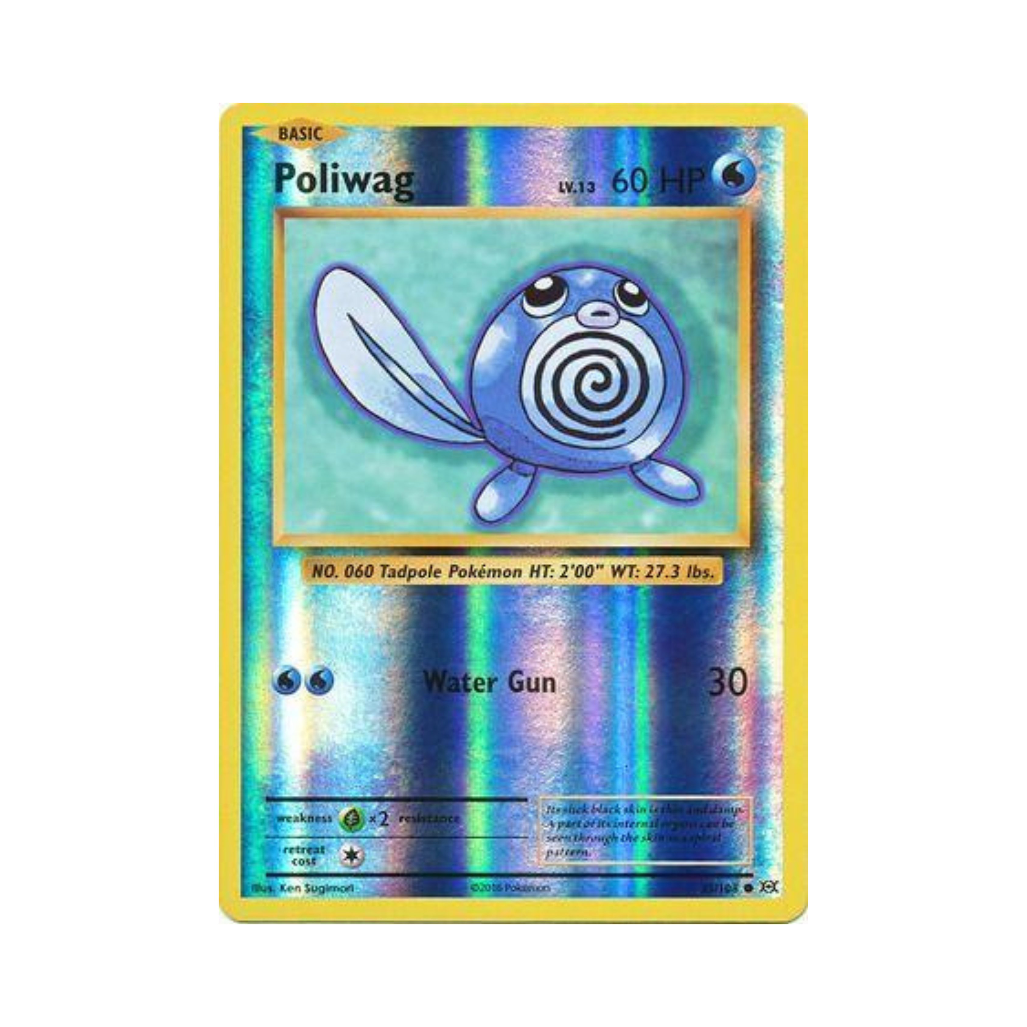 Poliwag REVERSE HOLO 23 - Evolutions