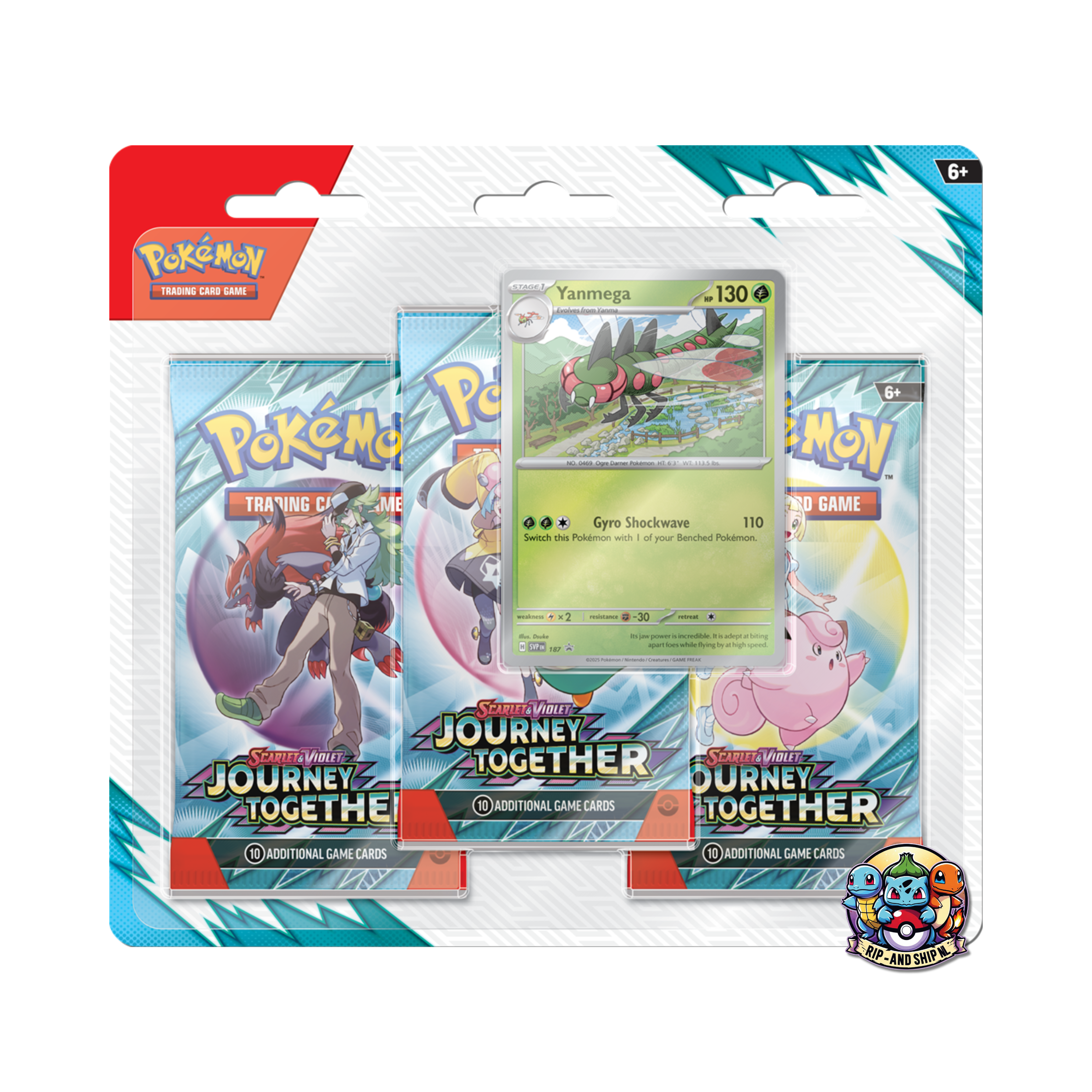 Journey Together 3 Pack Blister: Yanmega