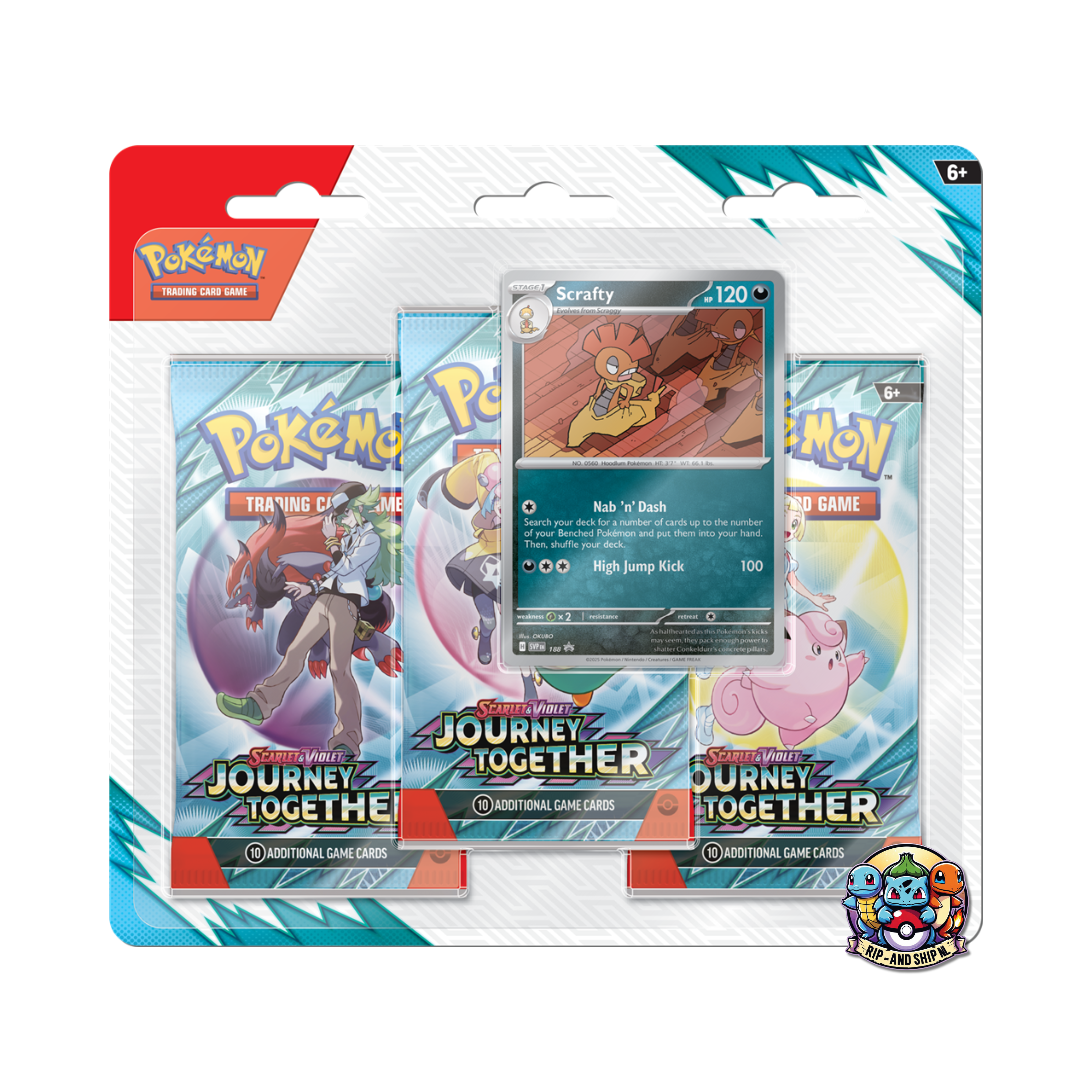 Journey Together 3 Pack Blister: Scrafty