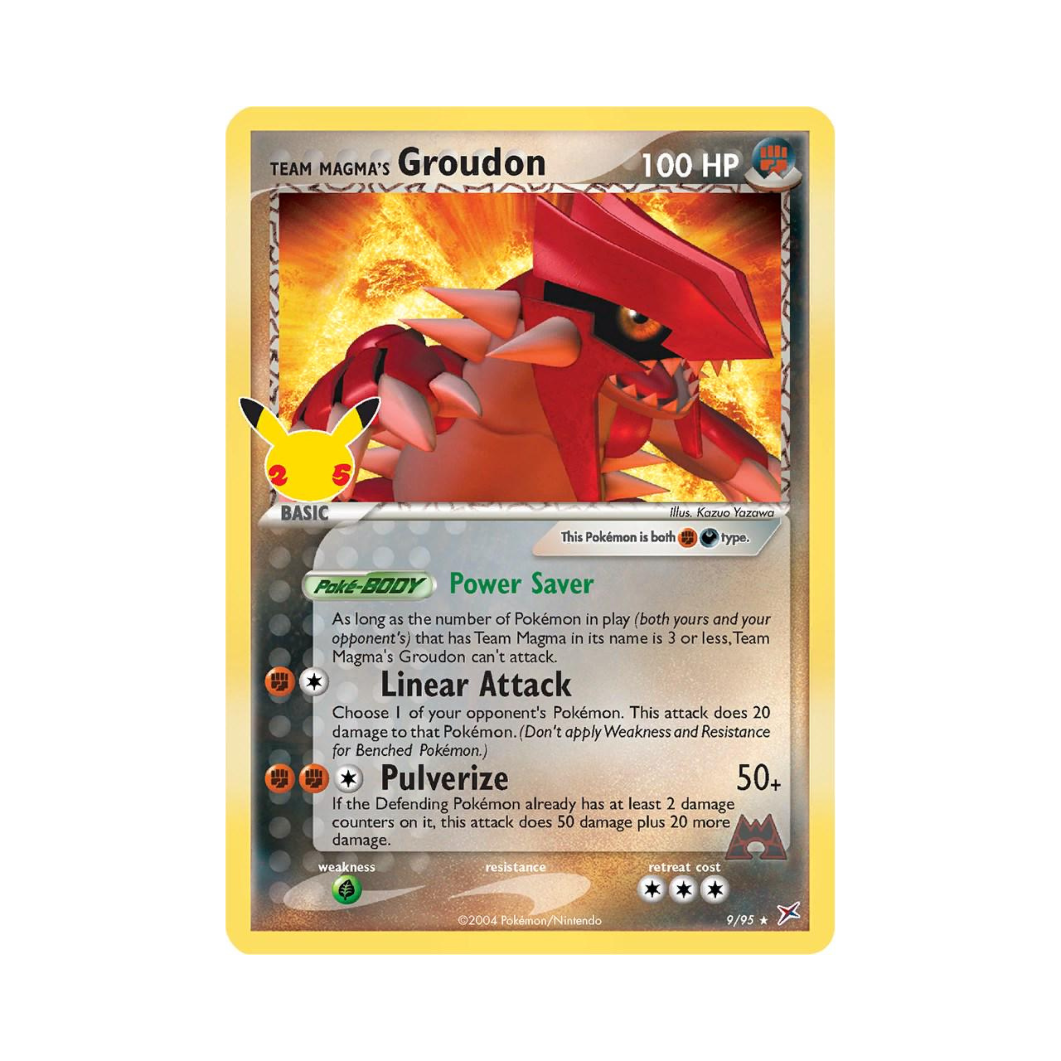 Team Magma's Groudon 9 - Celebrations