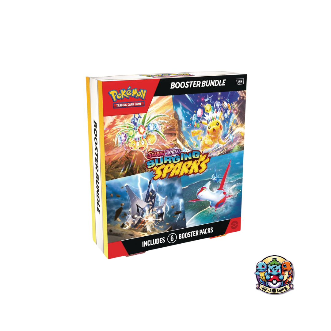 Surging Sparks Booster Bundle Pokemon Center Version