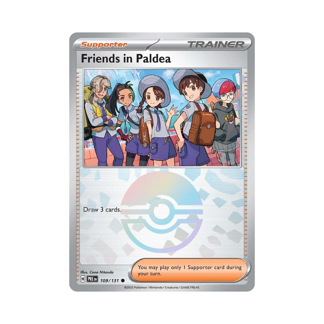 Friends in Paldea POKEBALL 109 - Prismatic Evolutions