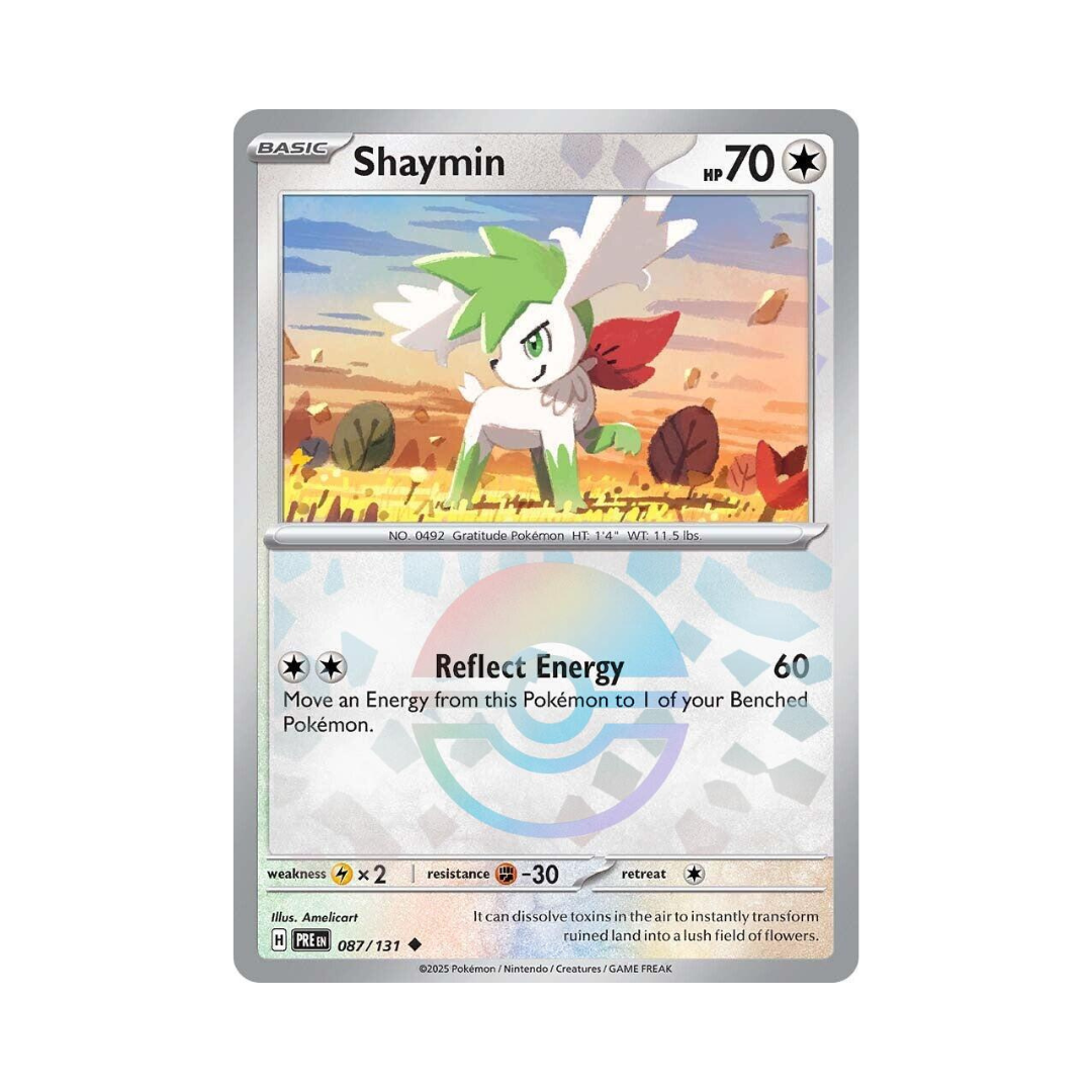 Shaymin POKEBALL 087 - Prismatic Evolutions