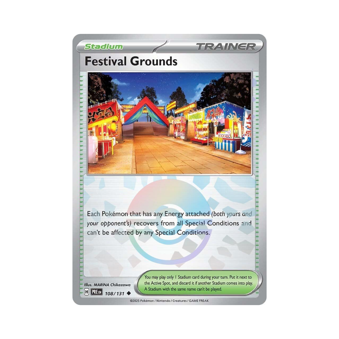 Festival Grounds POKEBALL 108 - Prismatic Evolutions