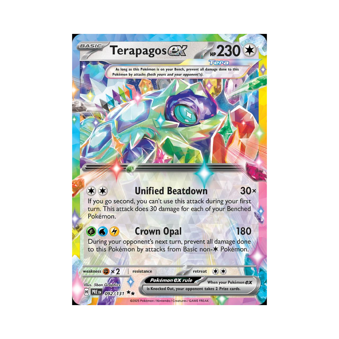 Terapagos ex 092 - Prismatic Evolutions