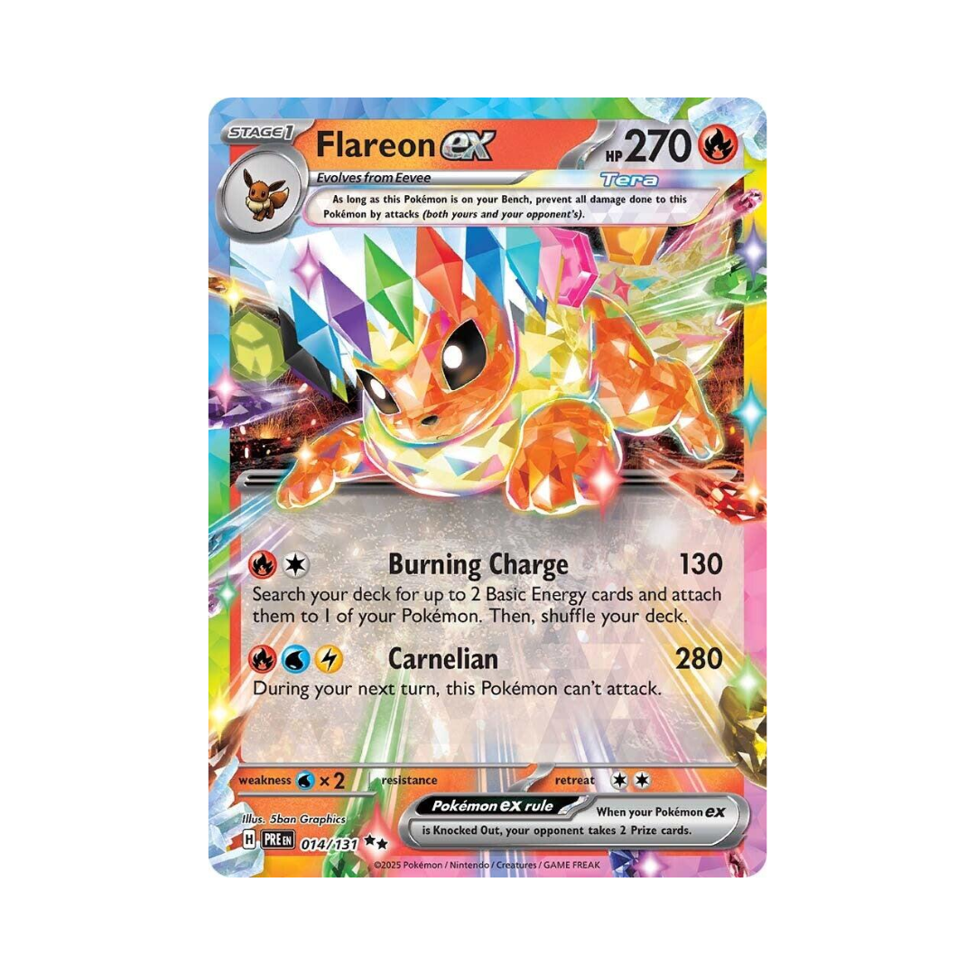 Flareon ex 014 - Prismatic Evolutions