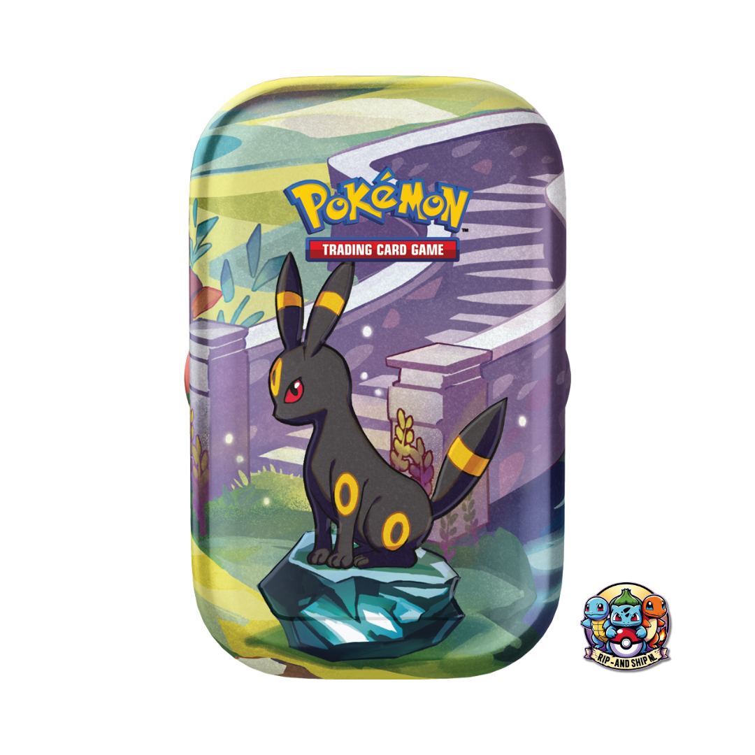 Prismatic Evolutions Mini Tin