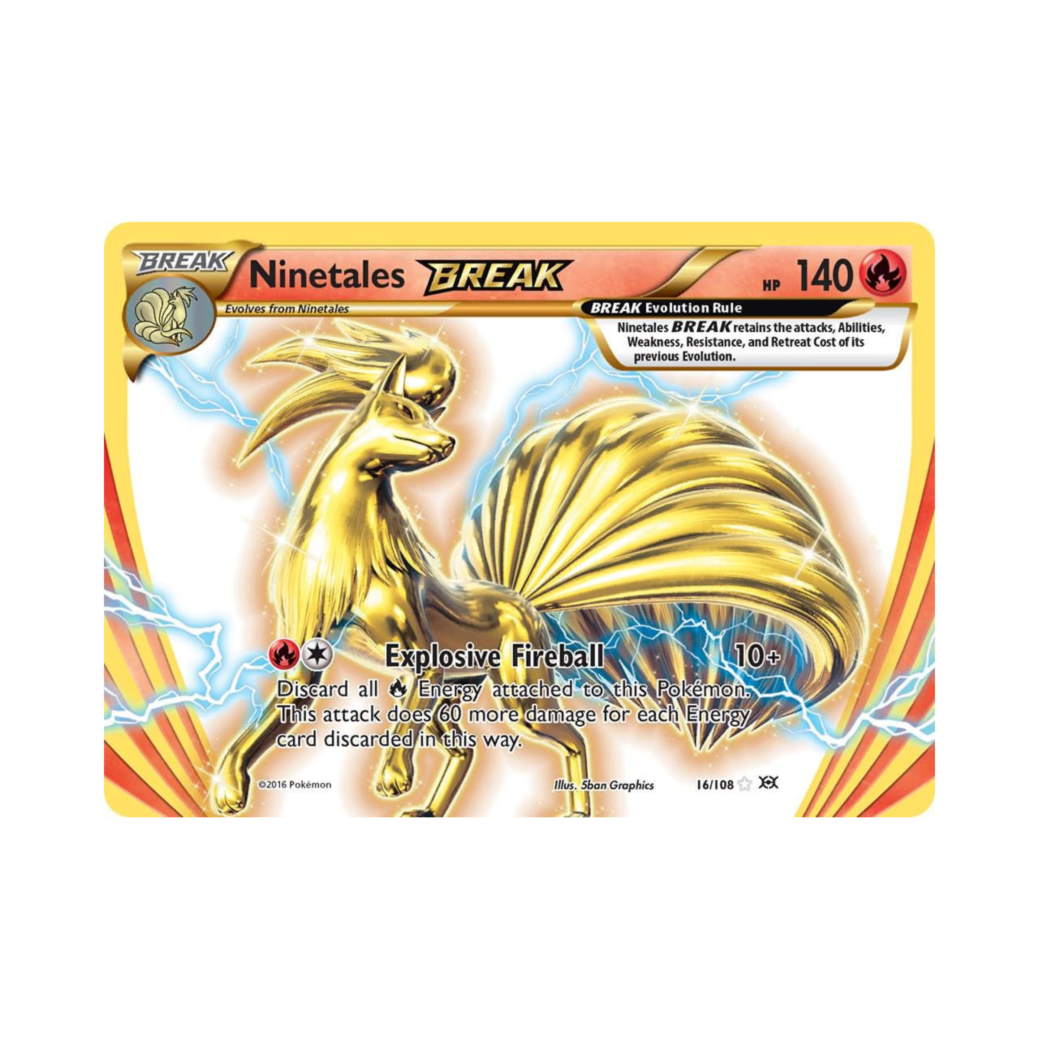 Ninetales BREAK 16 - Evolutions