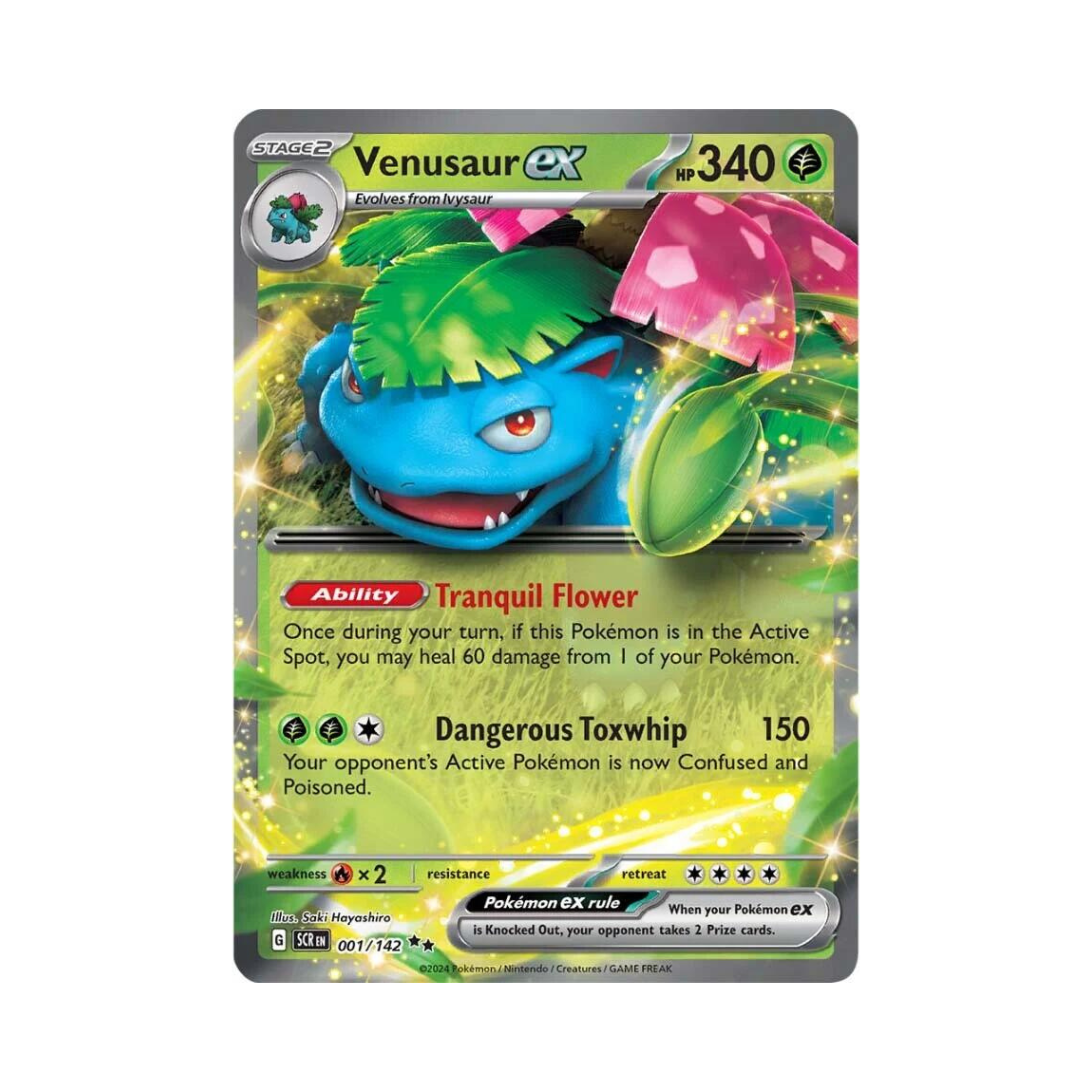 Venusaur ex 001 - Stellar Crown