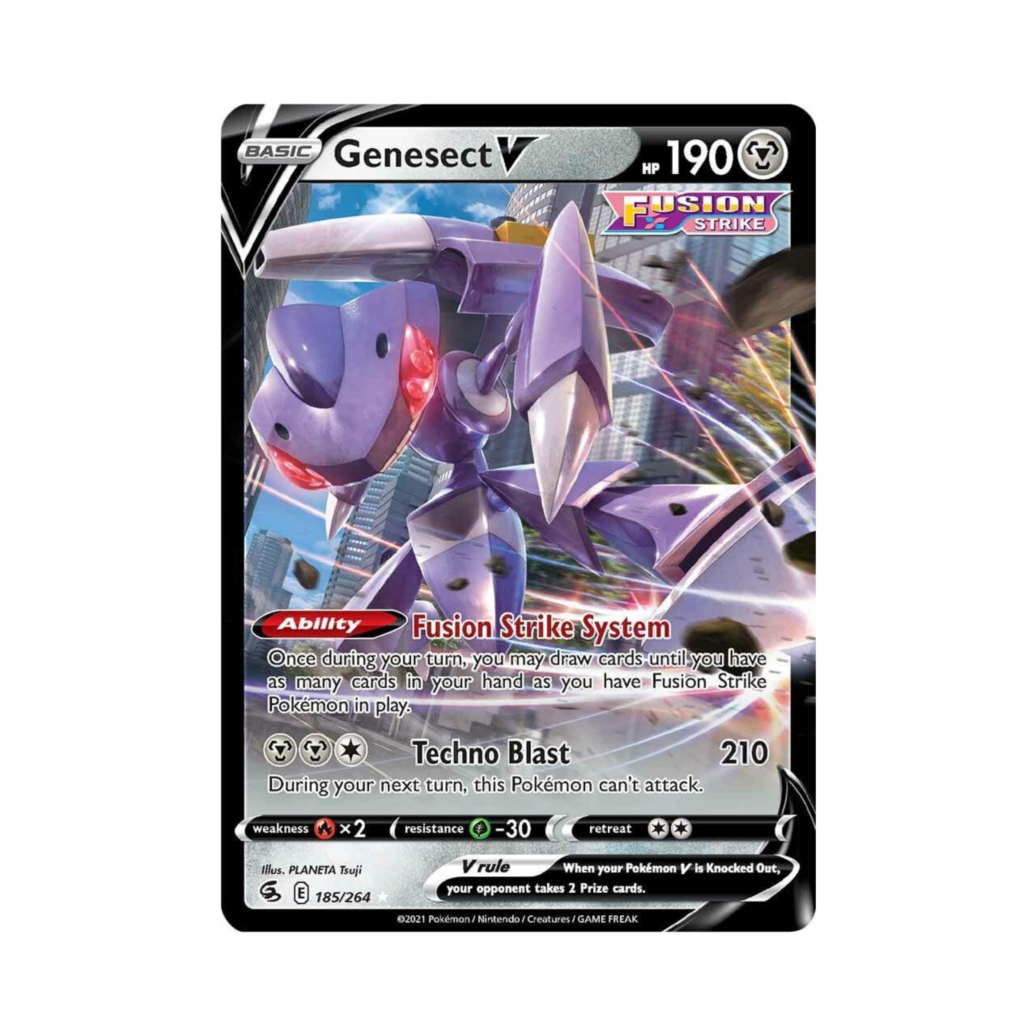 Genesect V 185 - Fusion Strike