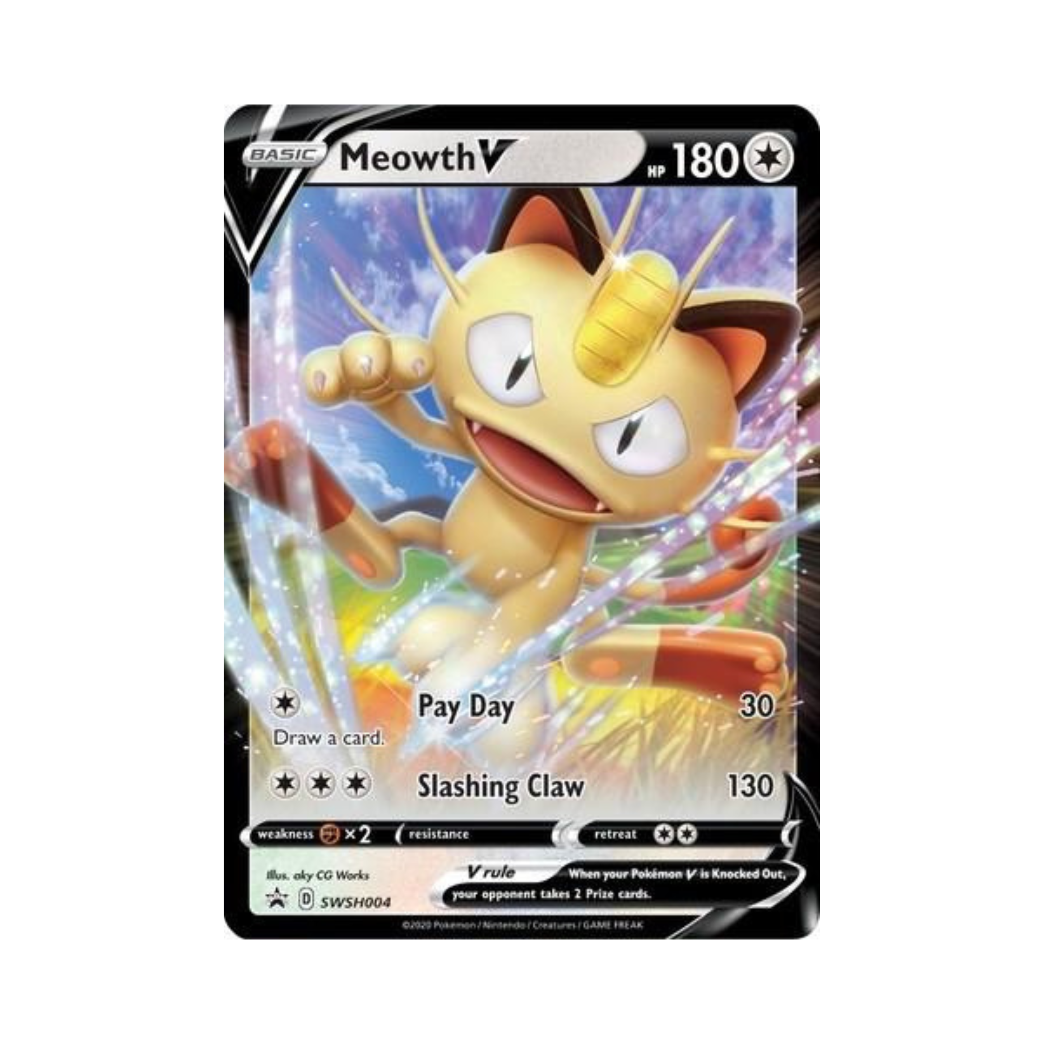 Meowth V 004 - PROMO