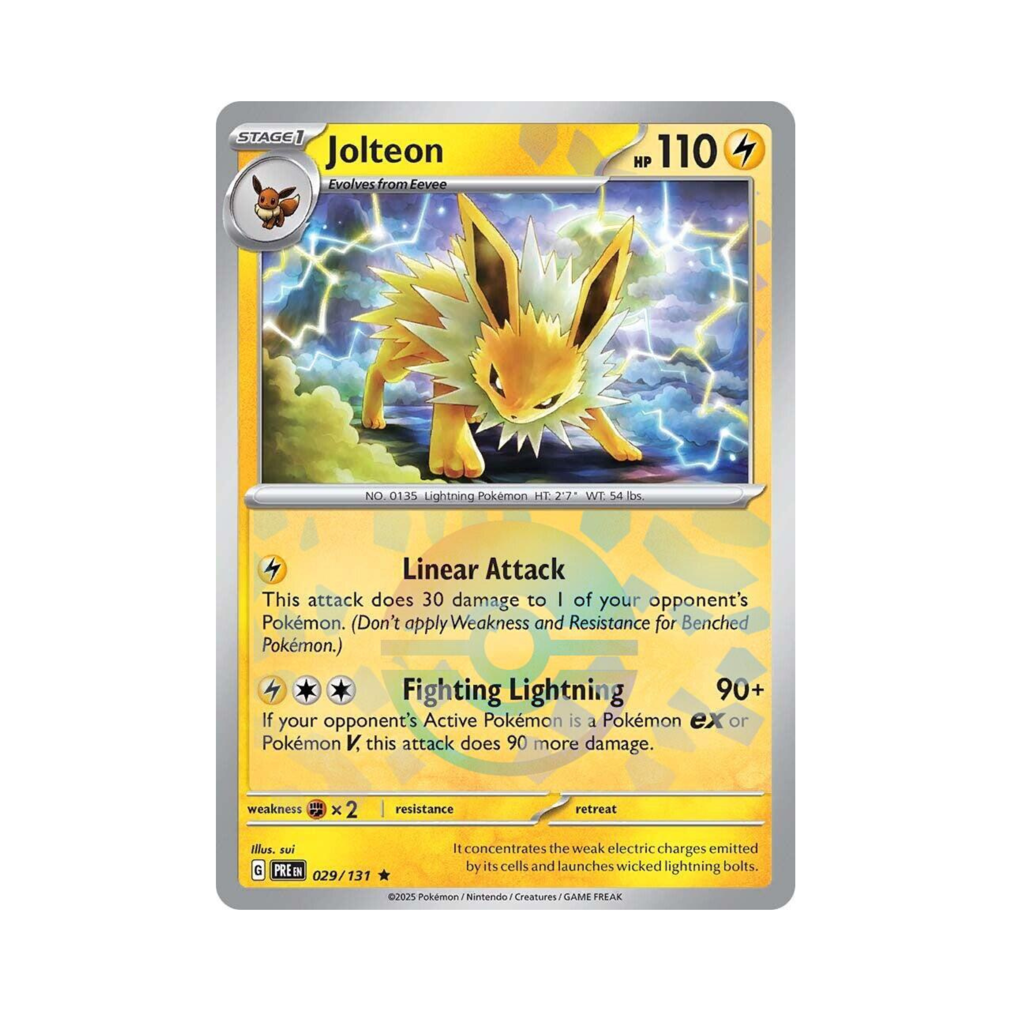 Jolteon POKEBALL 029 - Prismatic Evolutions