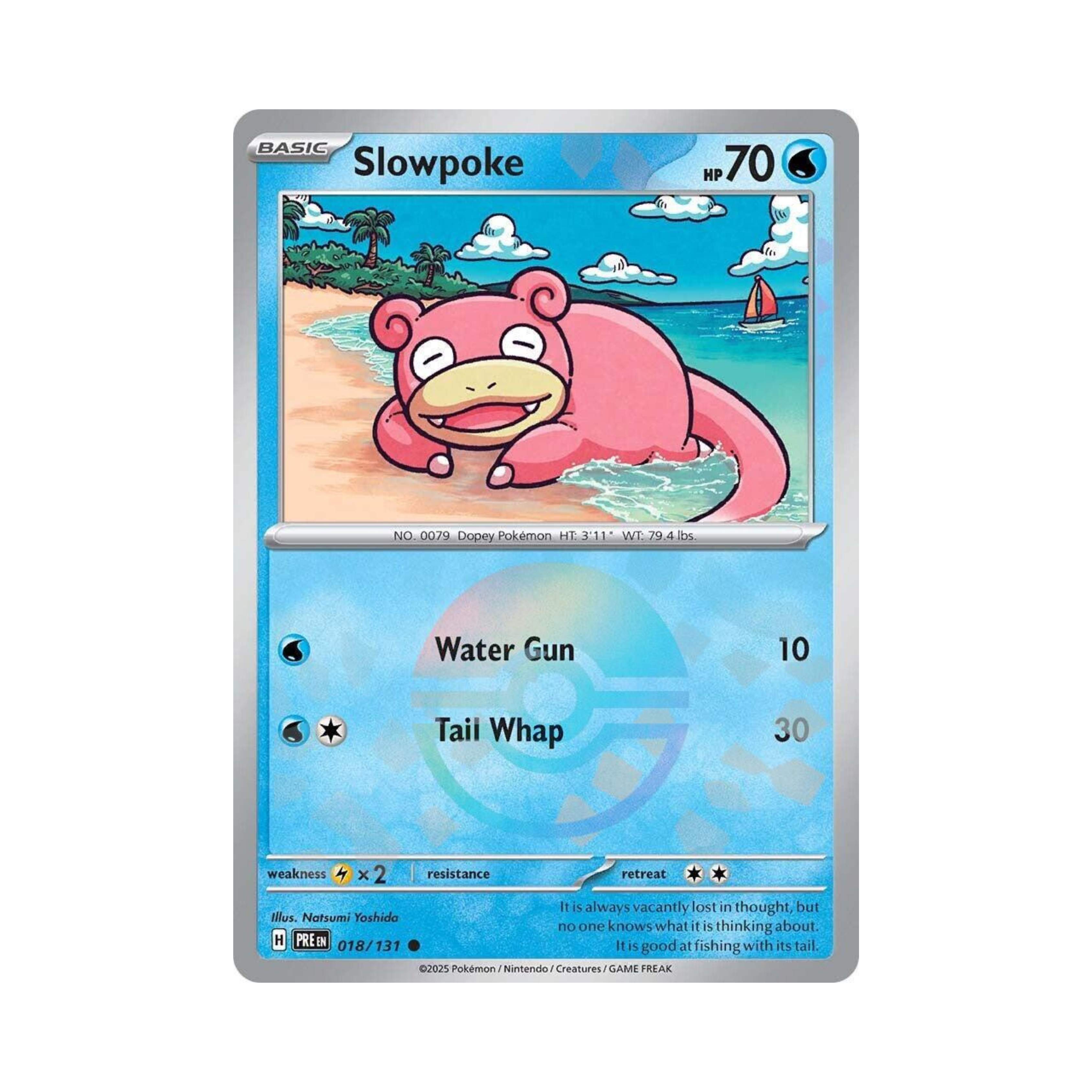 Slowpoke POKEBALL 018 - Prismatic Evolutions