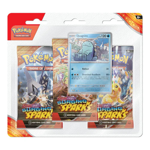 Surging Sparks 3-Pack Blister - Quagsire